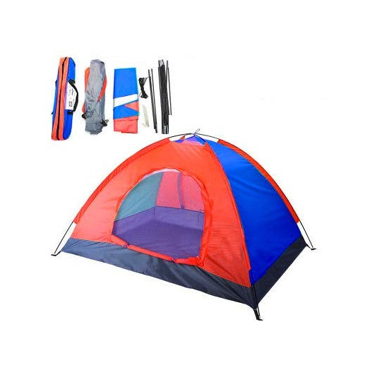 Cort pentru Camping 2-3 Persoane cu Plasa pentru Insecte 200 x 120 x 110 cm
