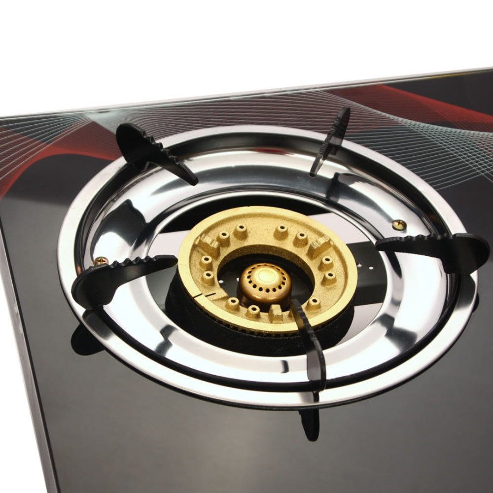 Aragaz cu Plita din Sticla Securizata cu 3 Ochiuri, Gpl butelie