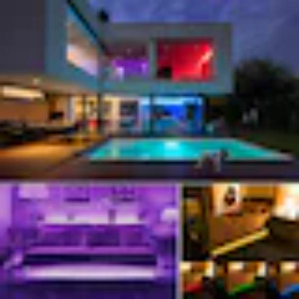 Banda led rgb multicolor cu telecomanda 5 metri