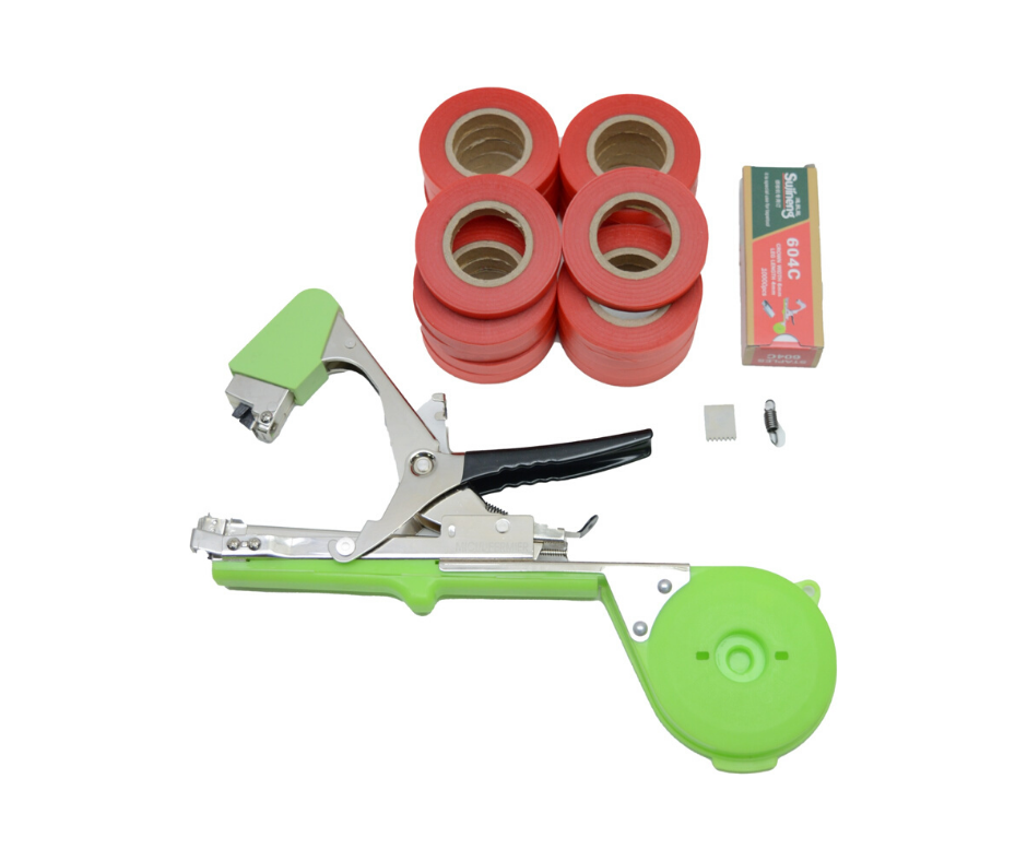 Aparat pentru legat vita de vie + 10 000 de capse + 20 role banda