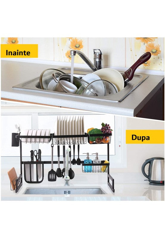 Organizator pentru uscat vasele/ calitate premium 65 x 31.5 x 52 cm