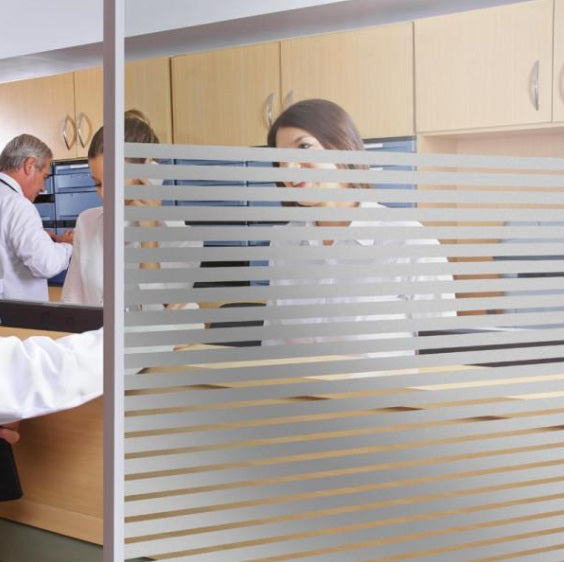 Set 2 x Folie geam, dungi albe 60 x 300 cm