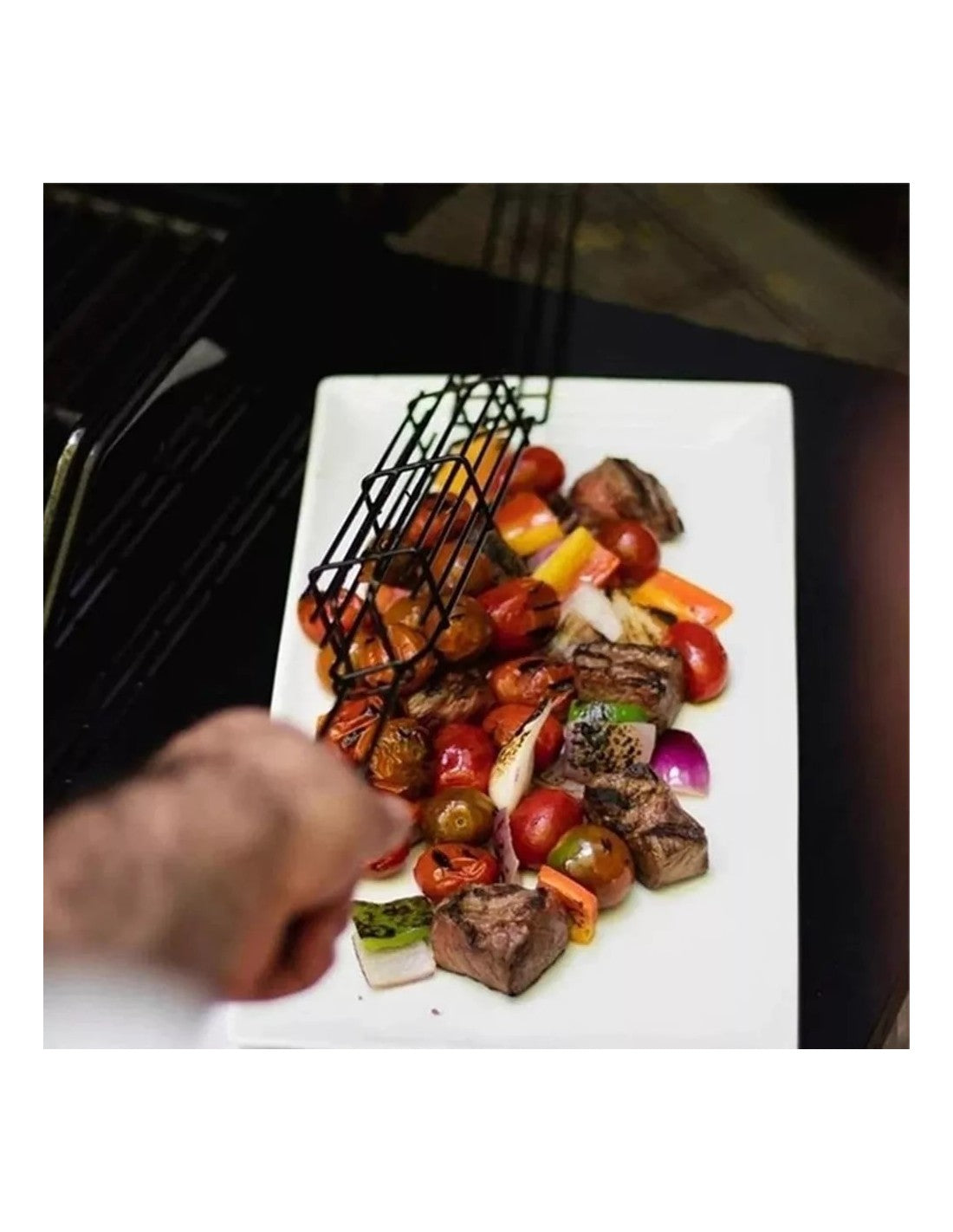 Set 4 x frigaruie pentru gratar, reutilizabila