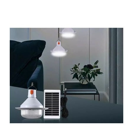 Bec solar pentru camping, portabil, cu prindere de carlig