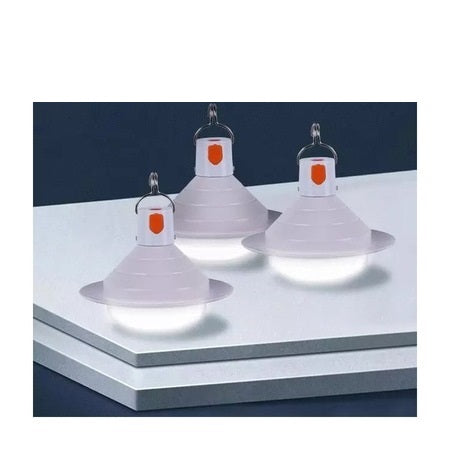 Bec solar pentru camping, portabil, cu prindere de carlig