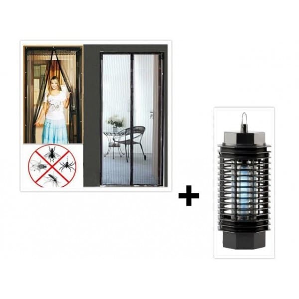 Aparat electric antiinsecte + Perdea magnetica usa