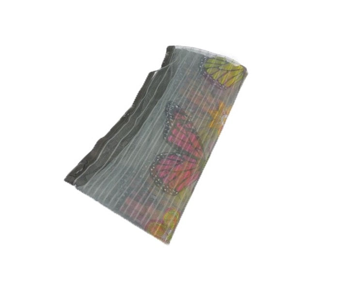 Perdea magnetica anti insecte - model cu flori si fluturi 200x100 cm