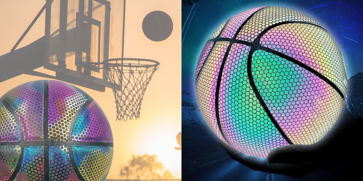 Minge Basketball Reflectorizanta, Design Holografic, 24.5 cm