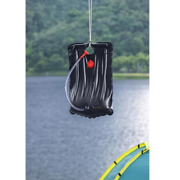 Dus Portabil pentru Camping cu Incalzire Solara si Furtun cu Robinet , 20L