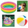 Piscina Gonflabila Intex cu 3 Inele, 86 x 25 cm + Cadou Mingee Gonflabila pentru Apa