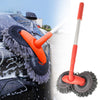 Mop Rotativ Auto Cu Perie Dubla Si Maner Telescopic