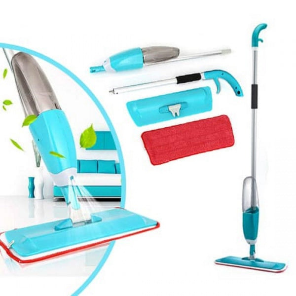 Set Complet pentru Curatenie: Aspirator 2 in 1 cu Filtru Hepa + Mop cu Rezervor + Dispozitiv pentru Spalat Geamuri