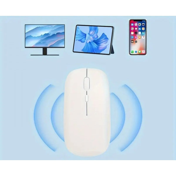 Mouse Slim Silentios fara Fir, Wireless, Portabil, USB