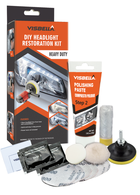 Kit polish pentru faruri, Visbella Headlight