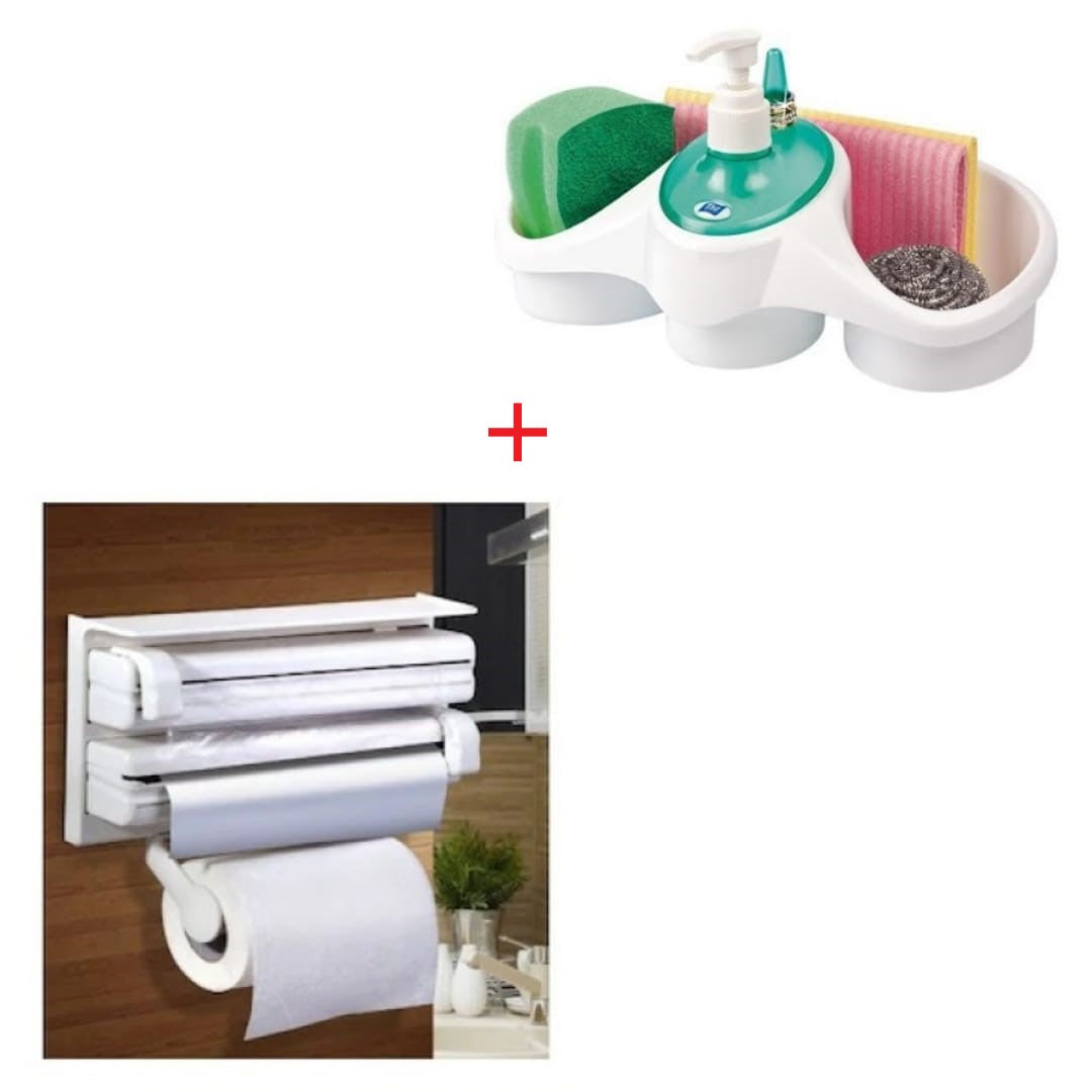 Triplu Dispenser + Dispenser Detergent Titiz