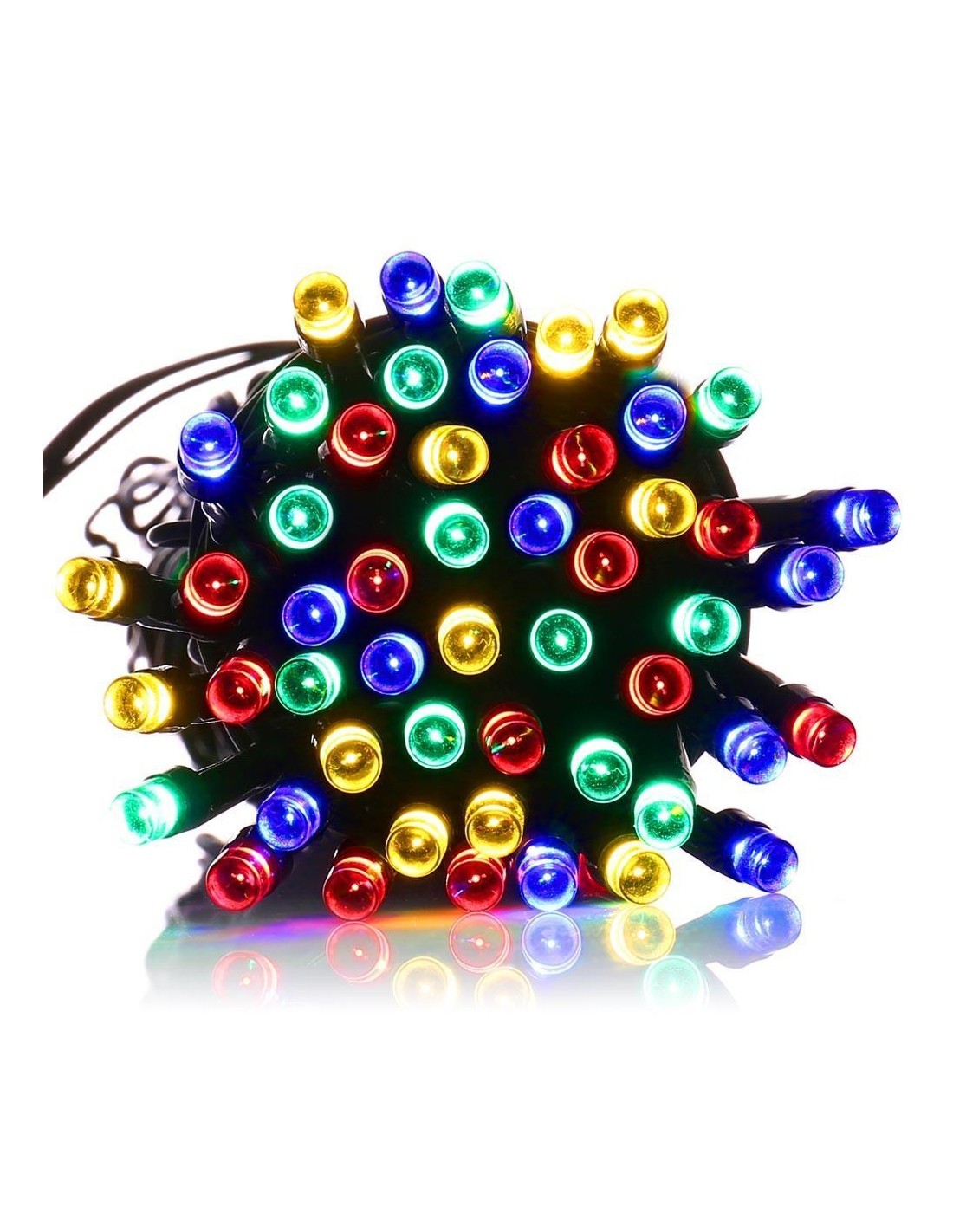 Set 2 x Decoratiune solara 100 LED - multicolor