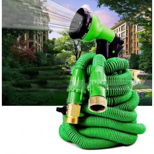 Furtun Extensibil de Gradina de 37 Metri + Accesoriu pentru Stropit