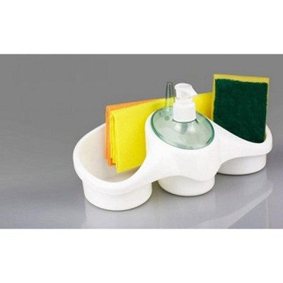 Dispenser detergent vase cu suport pentru burete