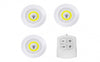 Set 3 lampi LED 3W COB cu telecomanda